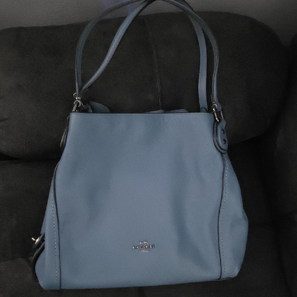 Coach Slate Blue Shoulder Bag